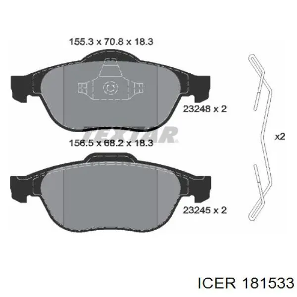 Pastillas de freno delanteras Renault Espace 4 JK0