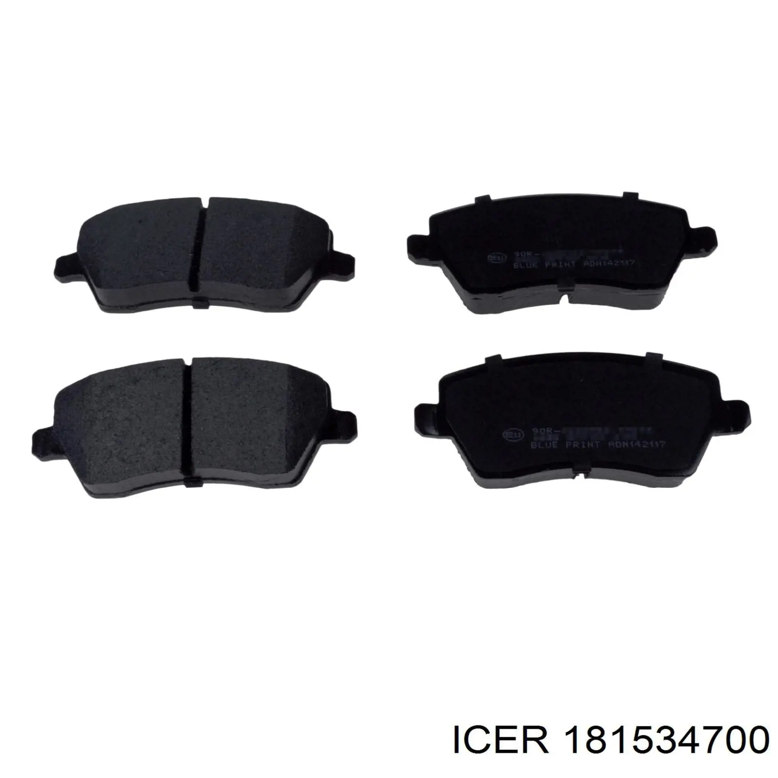 Pastillas de freno 181534700 Icer