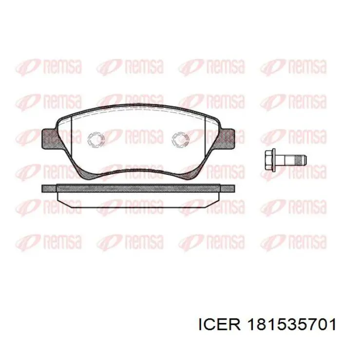 Pastillas freno delanteras Icer 181535701 precio, desde 21,72 EUR