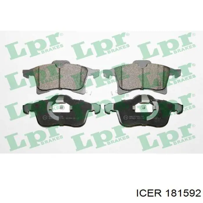 Pastillas de freno delanteras Opel Corsa X12