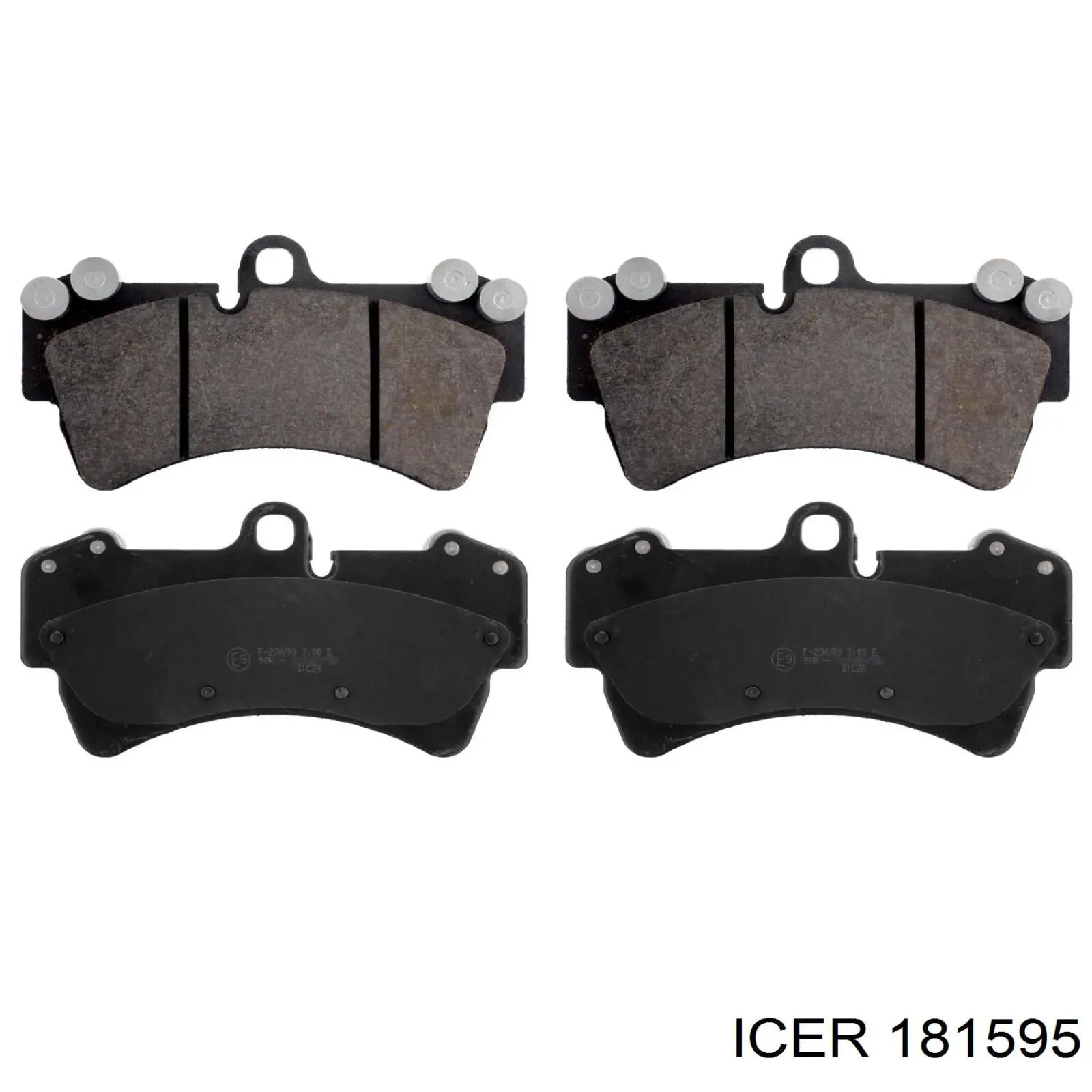 Pastillas de freno 181595 Icer