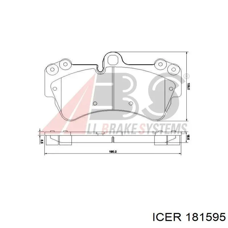 Comprar 181595 Icer Pastillas delanteras de freno