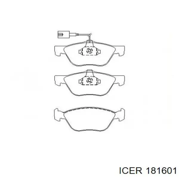Pastillas de freno delanteras Alfa Romeo 156 932
