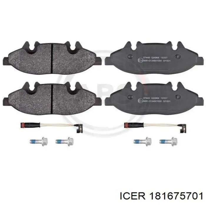 Pastillas de freno 181675701 Icer