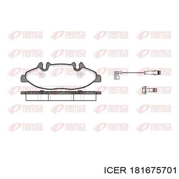 Comprar 181675701 Icer Pastillas delanteras de freno