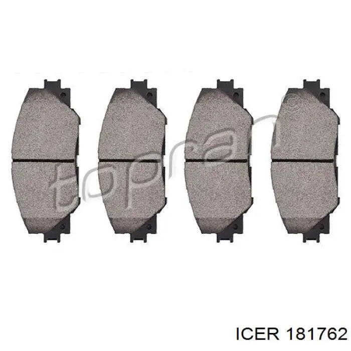 181762 Icer Pastillas delanteras