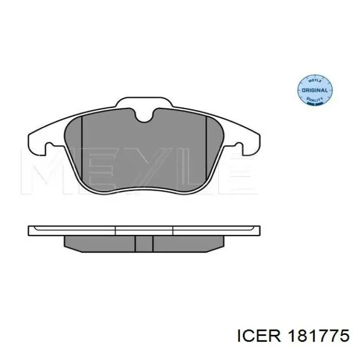 Comprar 181775 Icer Pastillas delanteras de freno