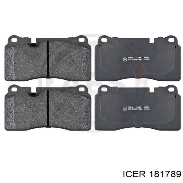 181789 Icer Pastillas delanteras