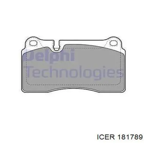 Comprar 181789 Icer Pastillas delanteras de freno