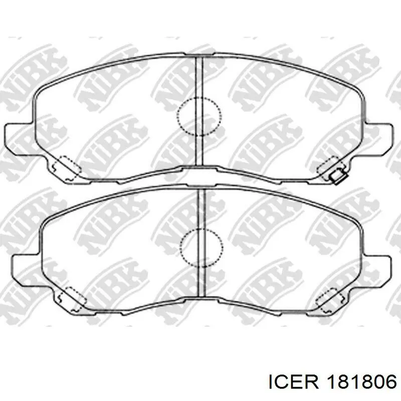 Pastillas freno delanteras Icer 181806 precio, desde 29,01 EUR