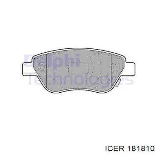 Comprar 181810 Icer Pastillas delanteras de freno
