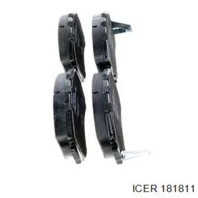 Pastillas de freno delanteras Icer 181811