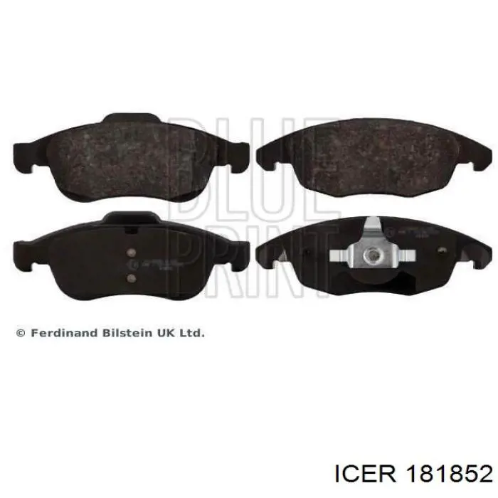 Pastillas de freno delanteras Citroen C4 UA