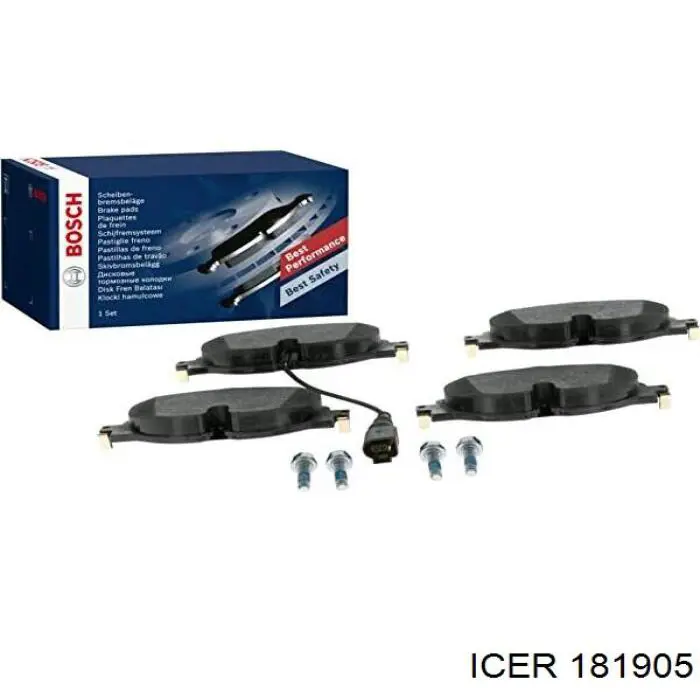 Pastillas freno delanteras Icer 181905 precio, desde 47,21 EUR