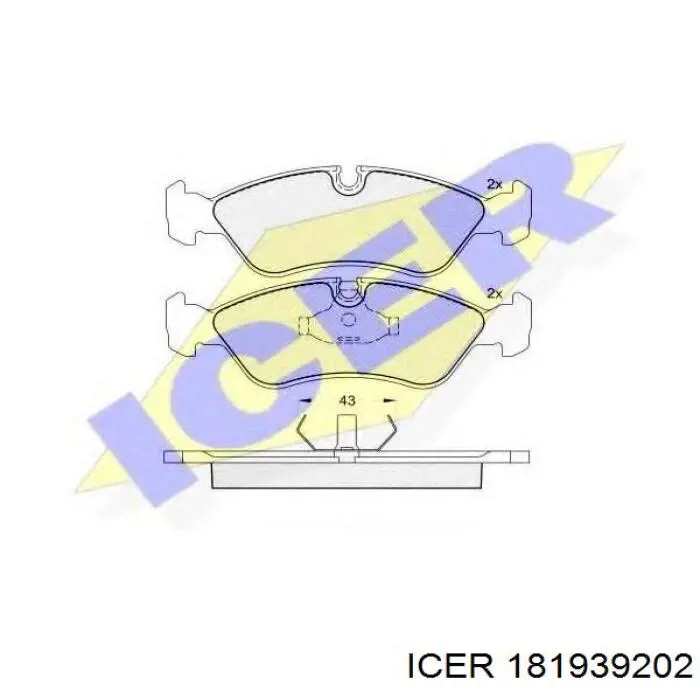Pastillas freno delanteras Icer 181939202 precio, desde 31,11 EUR