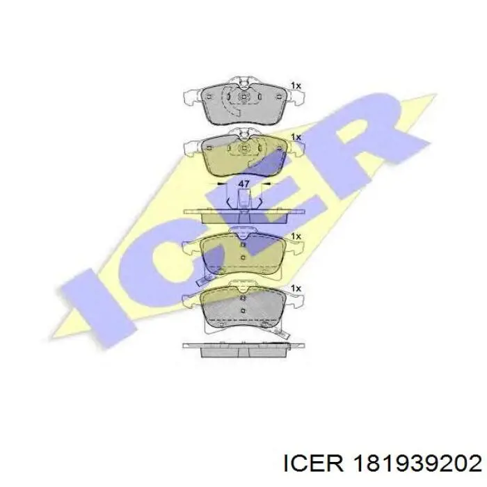 Pastillas freno delanteras Icer 181939202 precio, desde 31,11 EUR