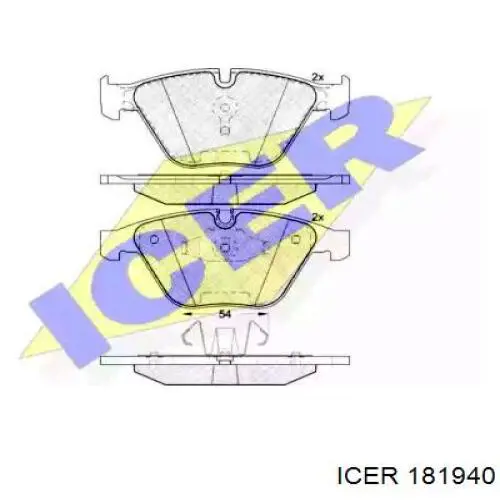 Pastillas de freno delanteras BMW 3 E90