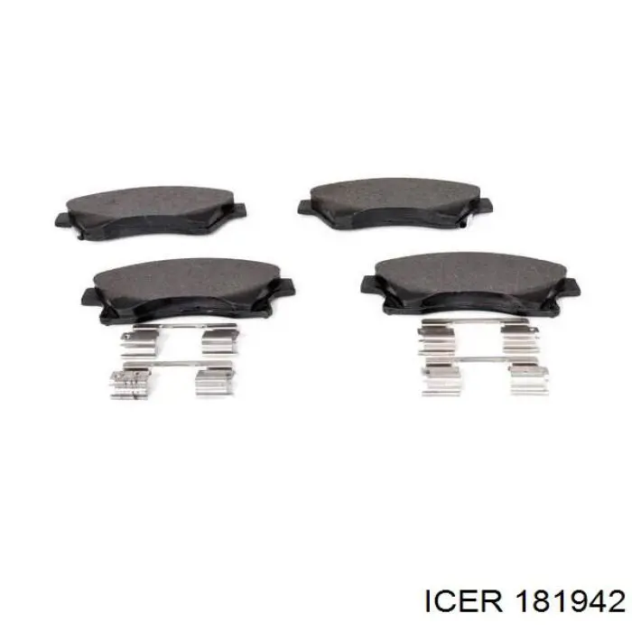 181942 Icer Pastillas delanteras