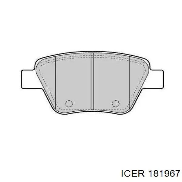 Pastillas de freno traseras Volkswagen Jetta 6 162, 163, AV3, AV2, AY2, AY3