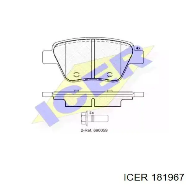 Pastillas de freno traseras Volkswagen Jetta 6 162, 163, AV3, AV2, AY2, AY3