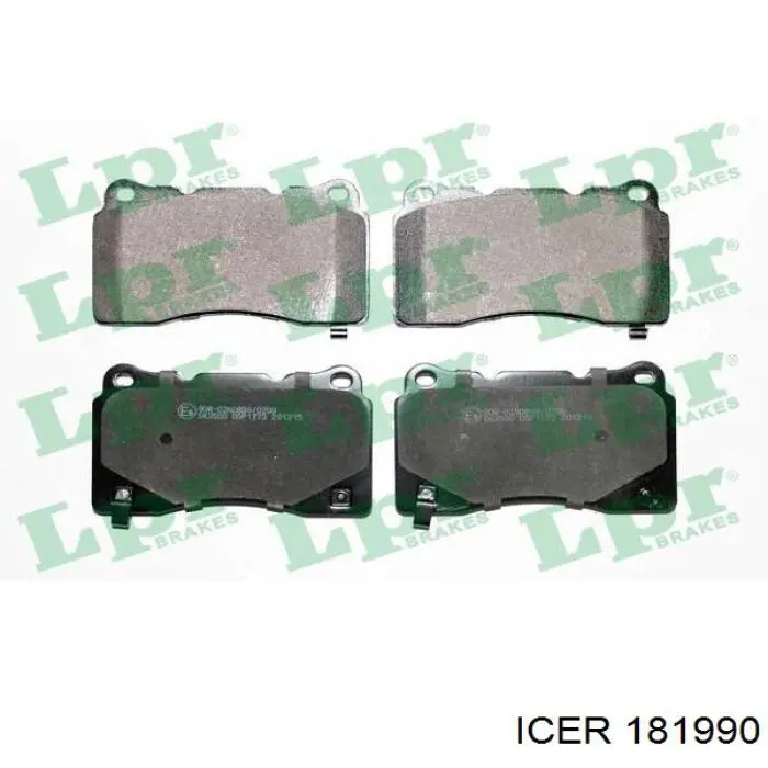 Comprar 181990 Icer Pastillas delanteras de freno