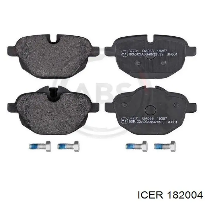 Pastillas de freno traseras 182004 Icer