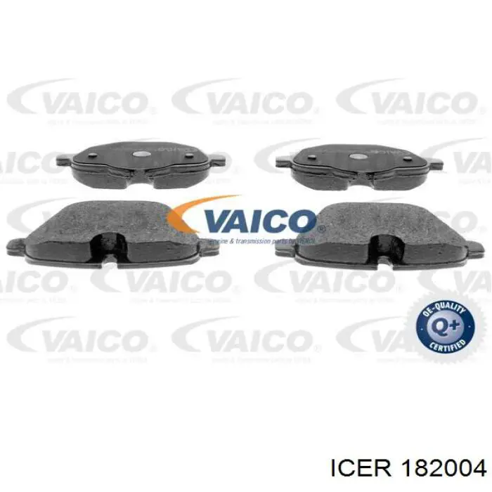 Pastillas traseras Icer 182004