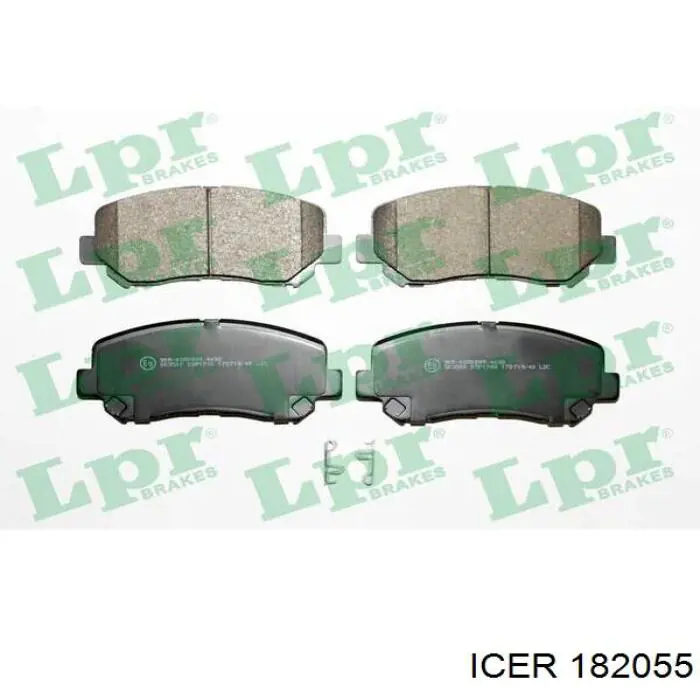 182055 Icer Pastillas delanteras