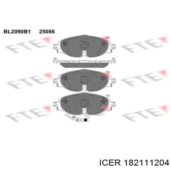 Pastillas de freno delanteras Volkswagen Tiguan 1 5N1, 5N2