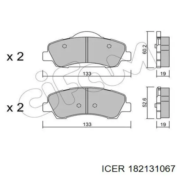 Pastillas de freno delanteras Citroen C4
