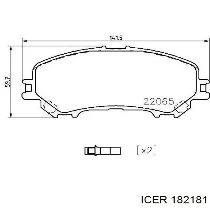 Pastillas de freno delanteras Nissan Qashqai 2 J11