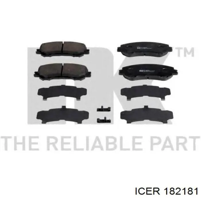 Pastillas de freno delanteras Nissan Qashqai 2 J11