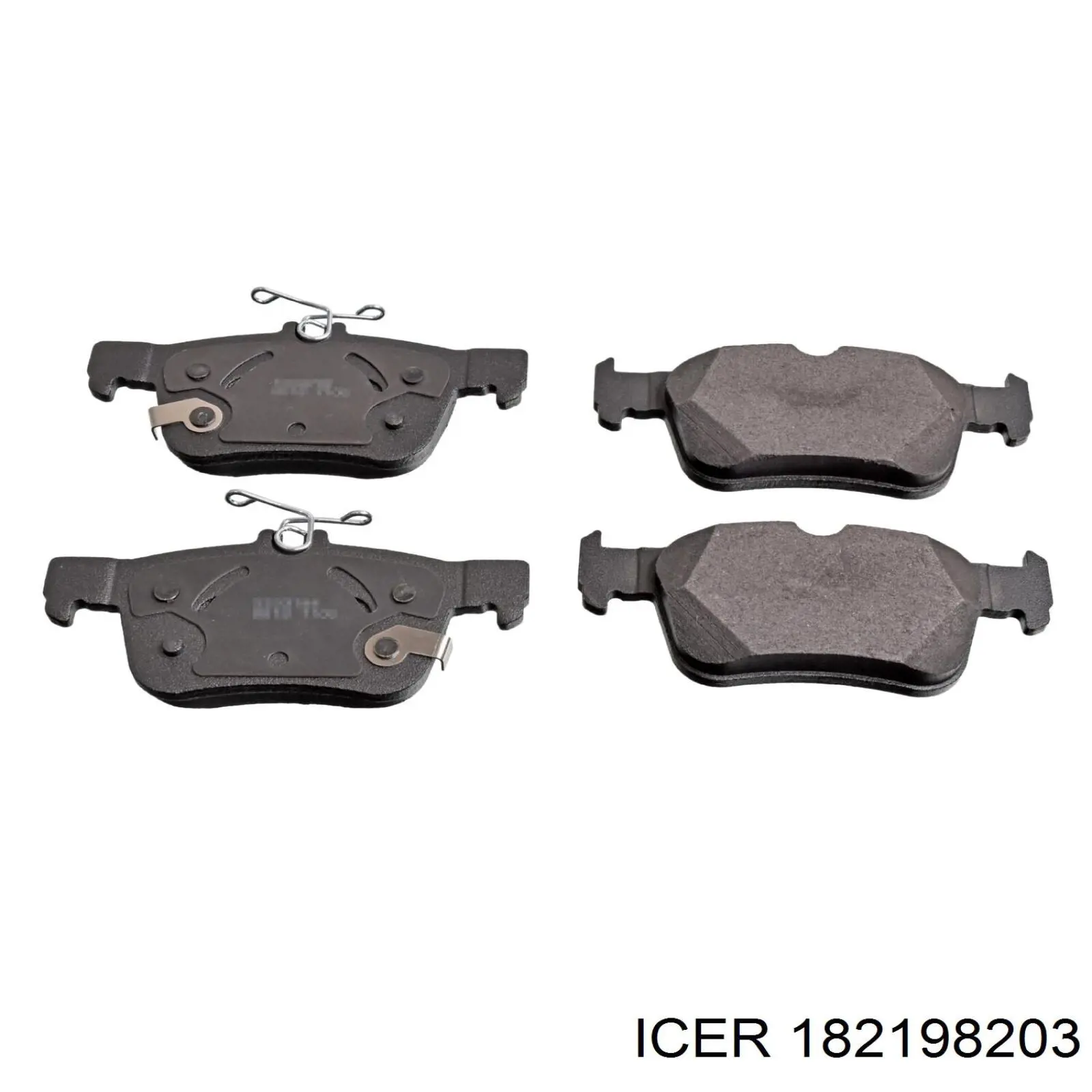 182198203 Icer Pastillas freno traseras