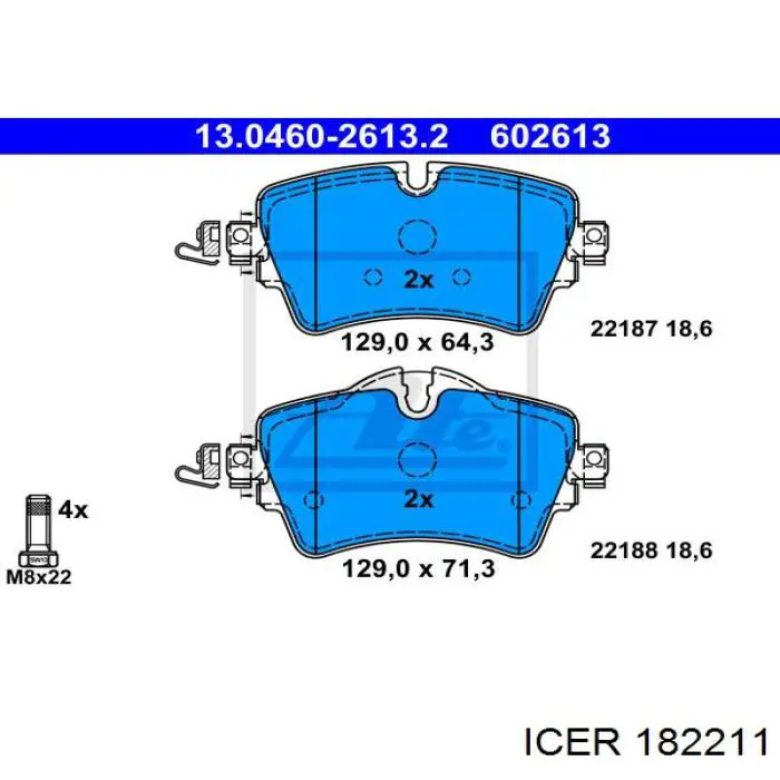 Pastillas de freno delanteras MINI Cooper F57
