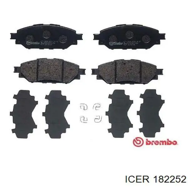 Pastillas de freno delanteras Toyota Hilux GUN12, GUN13