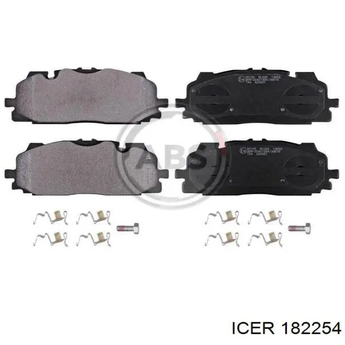 Comprar 182254 Icer Pastillas delanteras de freno