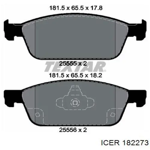 Pastillas de freno delanteras Ford Focus 3 CB8