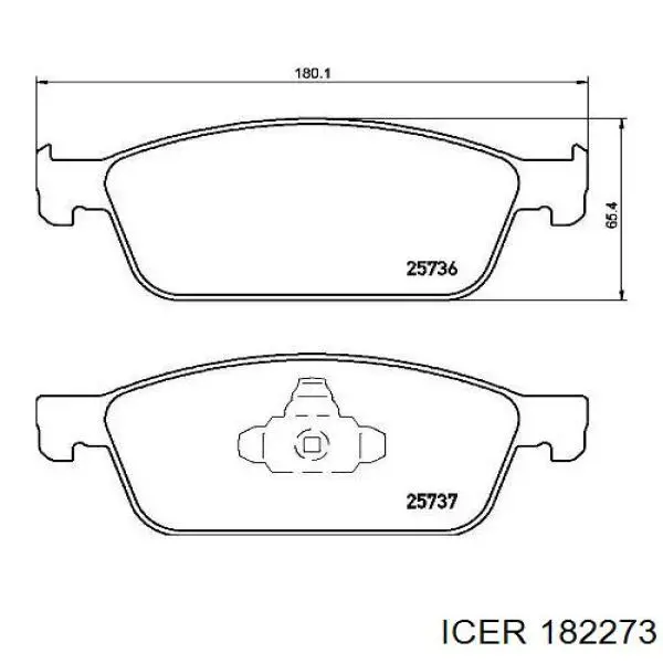 Pastillas de freno delanteras Ford Focus 3 CB8