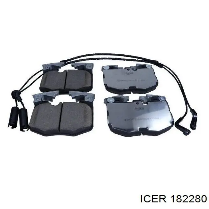 Comprar 182280 Icer Pastillas delanteras de freno