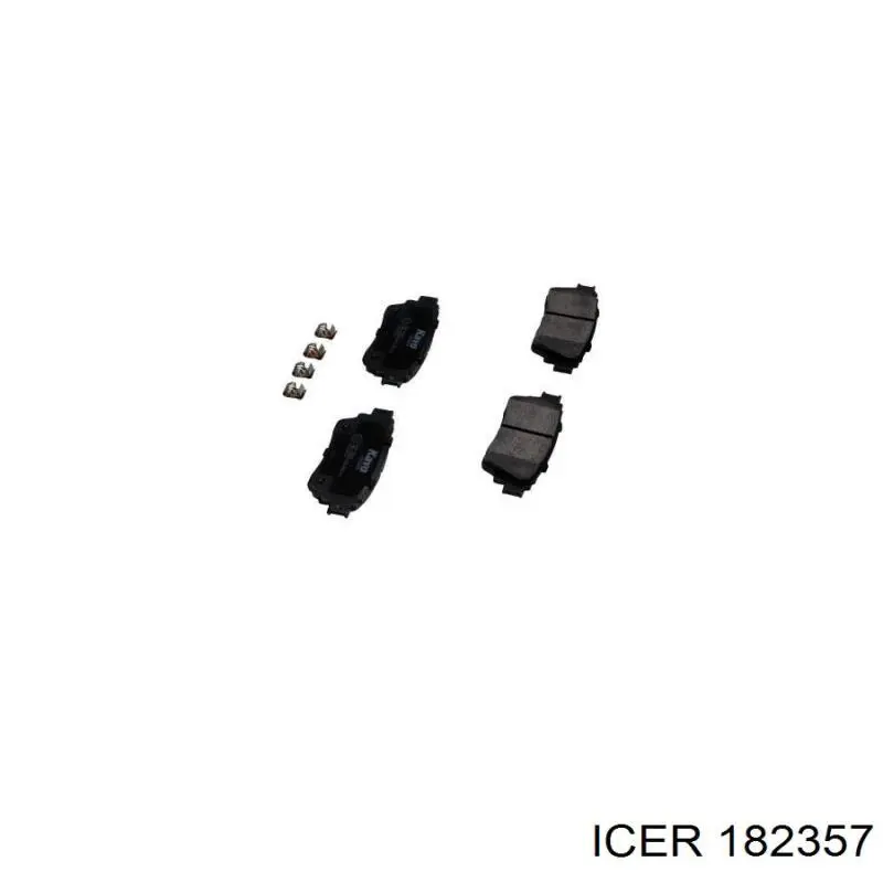 Pastillas traseras de freno Icer 182357 precio, desde 27,66 EUR