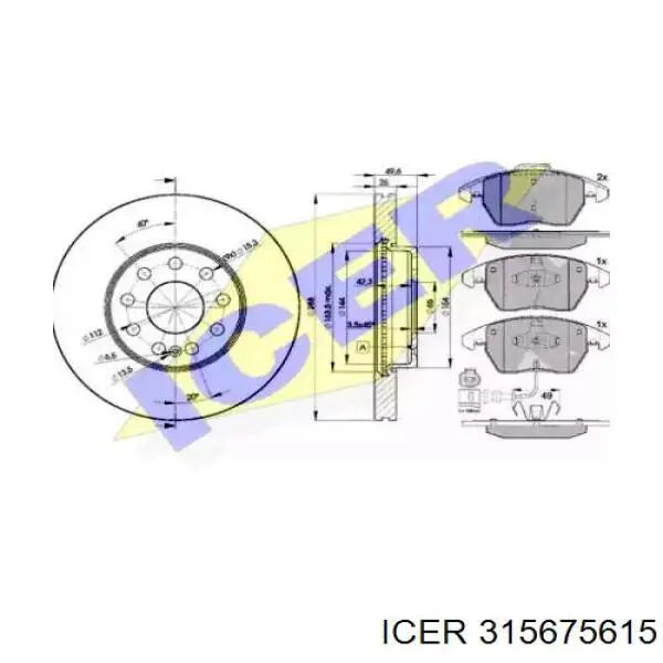 DP85055 Brembo Discos