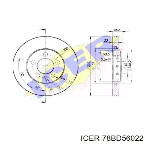 78BD56022 Icer Discos