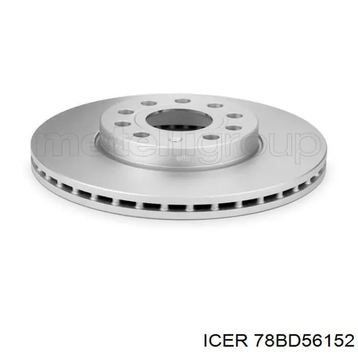 Freno de disco delantero Volkswagen Caddy 2 9K9