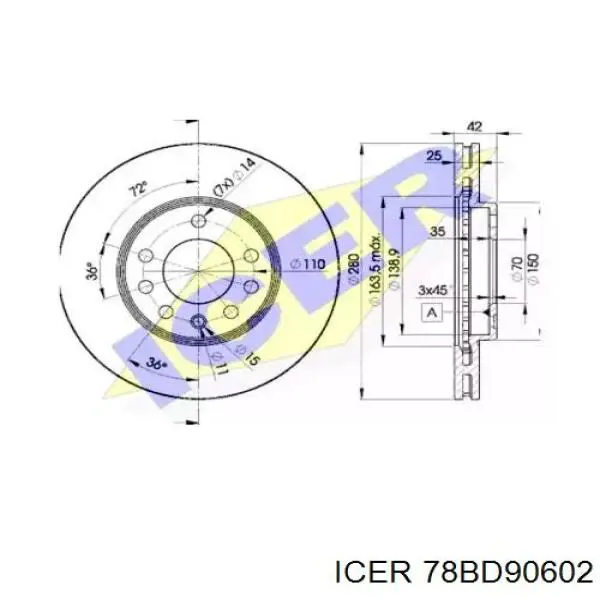 78BD90602 Icer Discos