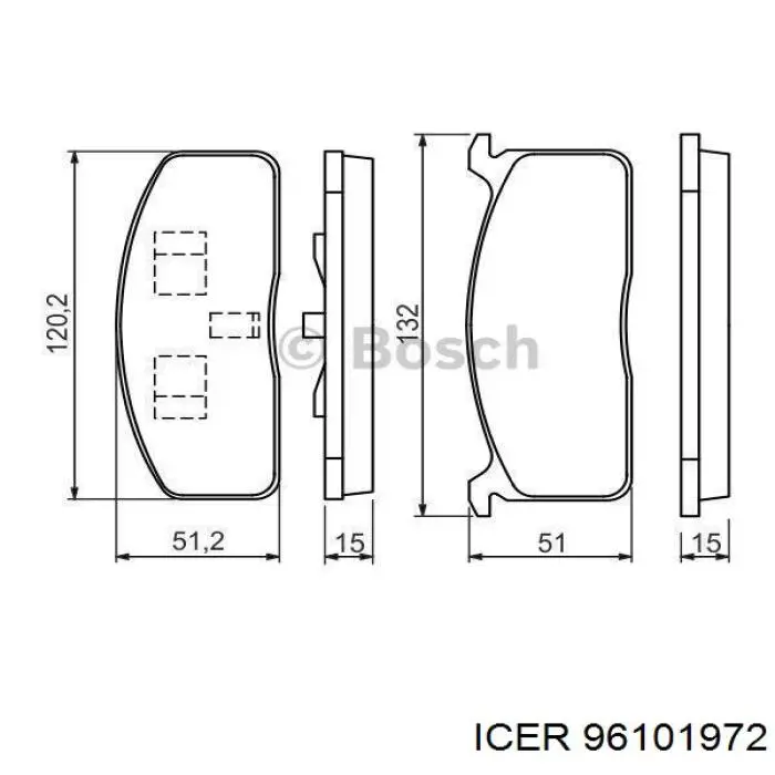 Pastillas de freno delanteras Opel Combo