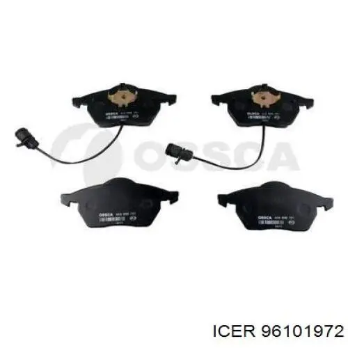 Pastillas de freno delanteras Opel Combo