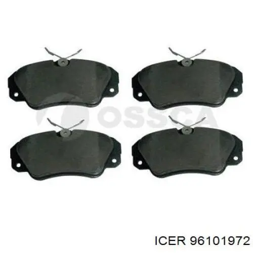 Pastillas de freno delanteras Opel Combo