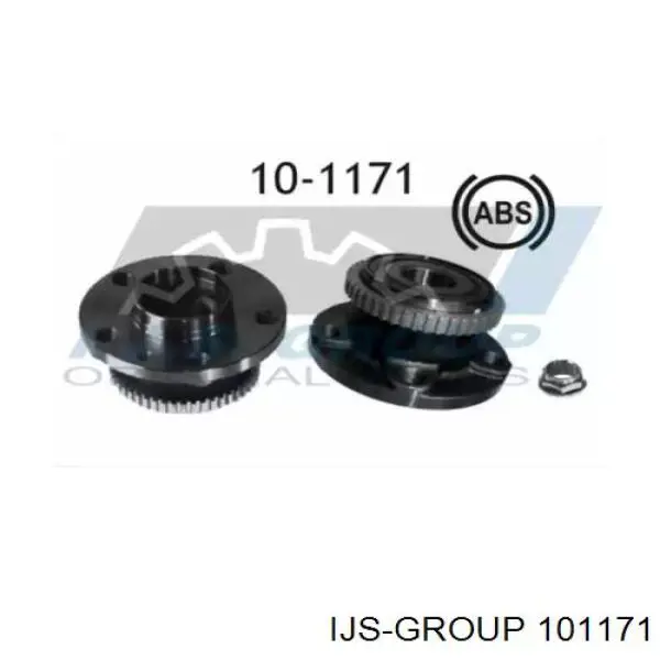 10-1171 IJS Group cubo de rueda trasero