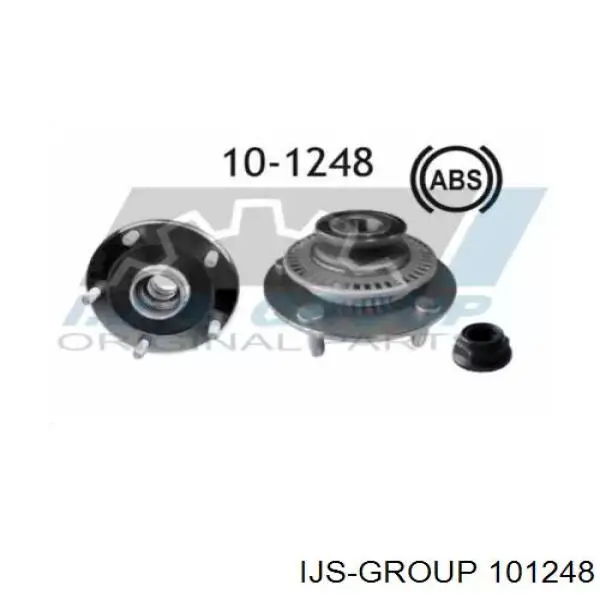 10-1248 IJS Group cubo de rueda trasero