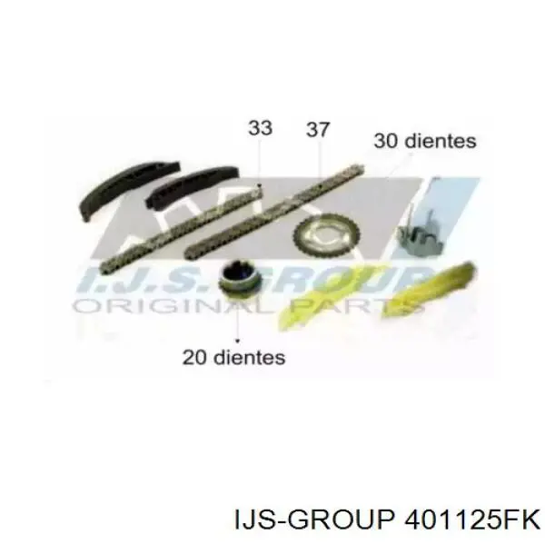 40-1125FK IJS Group kit de cadenas de distribución